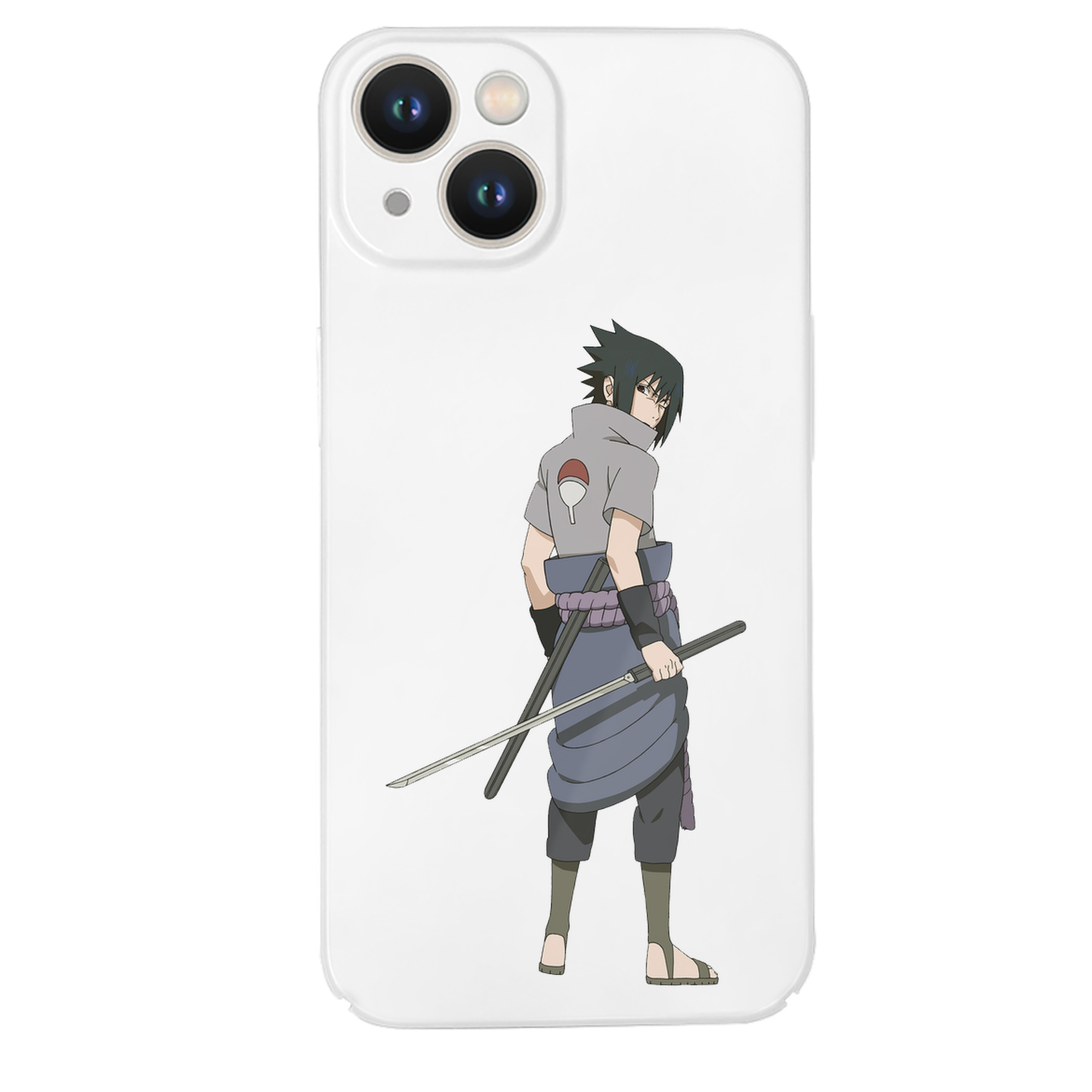 （画像用） NARUTO -ナルト- うちは サスケ Uchiha Sasuke 【iPhone 14シリーズ対応】ハードケース